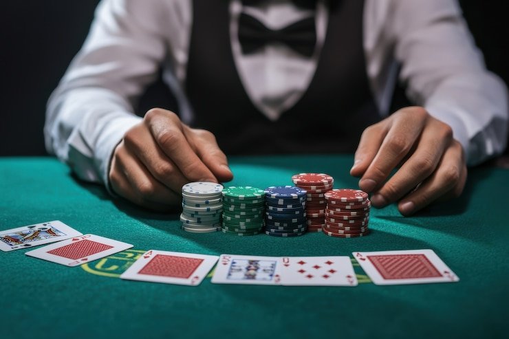 Tampilan live casino hit77 di desktop